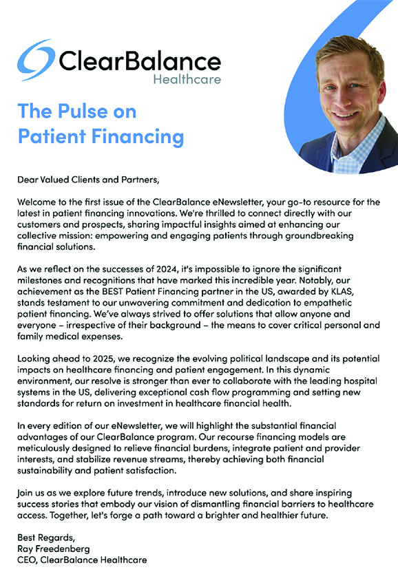 The Pulse of Patient Financing